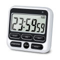 New Kitchen Timer Digital Screen Large Display Timer Square Cooking Count Up Countdown Alarm Clock Sleep Stopwatch Clock. 