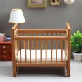 Green Home Dollhouse Baby Bed Smooth Surface Funny Dollhouse Toy Miniatures. 