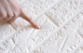 3D Wall Panels Peel and Stick Faux Brick Wallpaper Black Self Adhesive Foam Brick. 