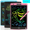 LCD writing tablet 8,5 inch-multicolor drawing tablet-writing digital pad-digital  writer-electronic erasable writing  board-educational toys for kids. 