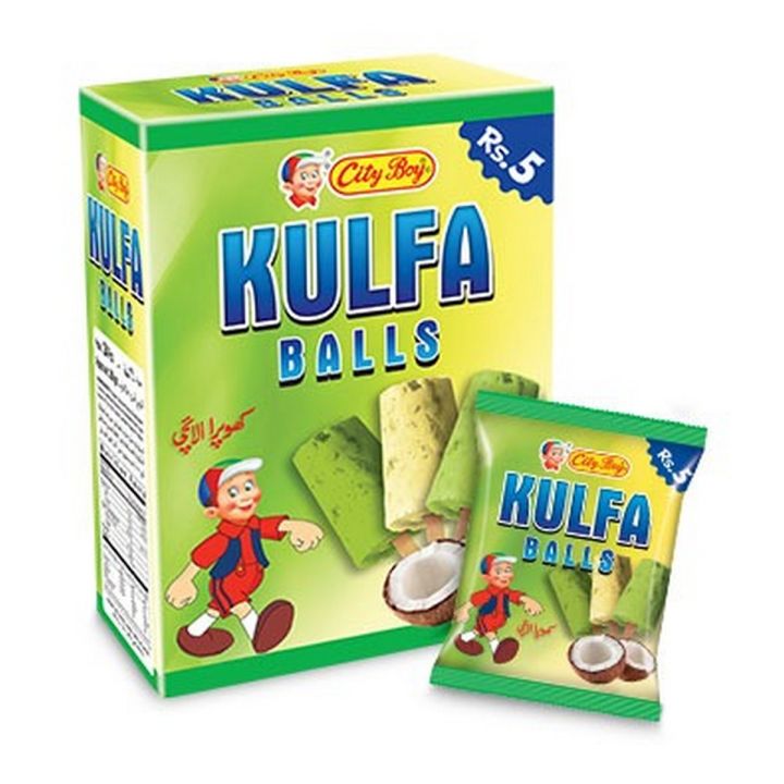 City Boy - Kulfa Balls (Pack of 30) Bachpan ki Yadein Snacks