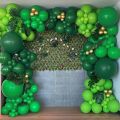 20pcs 9 inch Green Latex Balloons for birthday Garland wedding Party Baby Boy Shower Decorations helium balloon. 