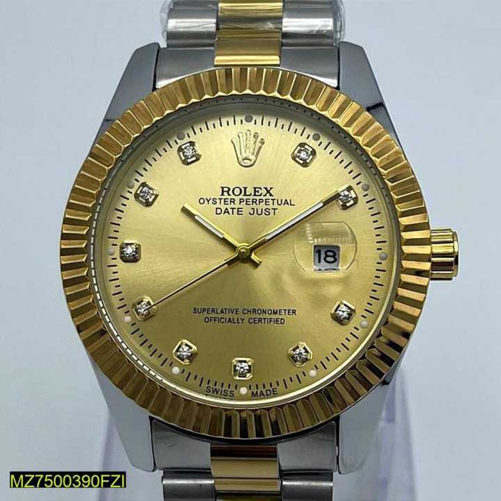 Men's%20Stainless%20Steel%20Analogue%20Watch%20-%20Image%202