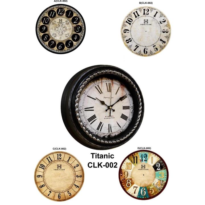 HERITAGE WALL CLOCK TITANIC