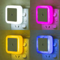 Sensor LED Night Light For Room With Smart Auto ON / Off Led Lamp Kids Bulb Bedroom Cabinet Bathroom Hallway Stairways Or Any Dark Soft Brightness Mini Square Control Energy Saving Sleeping Kid's Corridor Bedrooms Stairs Dusk To Dawn Backlight. 