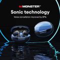 Original Monster MQT36 TWS Bluetooth V5.4 Headphones High Quality Headset HIFI Sound Earbuds Long Endurance Earphones New. 