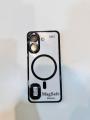 Redmi 13c Back Cover Luxury 6D Plating Soft Case - MAG Safe Design - Redmi 13c Back Cover. 