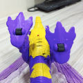Smoke Dragon Toy With Lights & Sound - Movable Neck and Tyre - Operated Battery - Purple. 