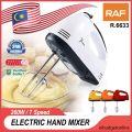 RAF Hand Mixer Electric Egg Beater 7-Speed Handheld Mixer with Stainless Steel Beaters, Powerful Motor for Cake, Cream, Eggs & Baking, Lightweight Kitchen Mixer, Easy Grip Design, Multi-Speed Control, Fast Mixing, Whisking & Beating, Compact Home Baking T. 