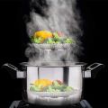Folding Steamer Steam Stainless Steel Basket Steamer Expandable Kitchen Tool Folding Collapsible Rust Free Adjustable Kitchen Vegetable Steamer Basket  Foldable Steamers Vegetables Colander. 