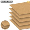 2mm thick Wood Sheet MDF Board for art and Crafts, customize shape for your craft project 9"x 5". 