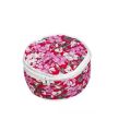 Cotton Zip Roti Box - Circle, Cloth and foam -Multicolor/Multidesign, Bread Container - Roti Container - Hot Pot. 