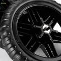 2x Flat Tire Cart Accessories Hole Shaft 0.8cm Wheelbarrow Tire. 