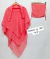 3 LAYER HIJAB SET 2 PEC SET 3 LYER KHIMAR WITH NIKAB. 
