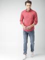 The-Ajmery Medium Blue Ripped Denim Jeans For Men. 