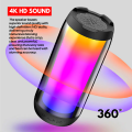 Rechargeable Bluetooth Speaker Colorful Flame RGB Lights - Wireless Mini Speaker Bluetooth Woofer - Portable Speaker With Big Sound - High Bass Woofer For Home , Mobile , PC, Computer & Laptop - Support SD Card , USB , FM Radio. 
