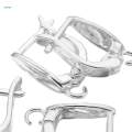 6Pcs Earring French Hooks Jewelry Findings Making Accessories Earwire for Chain Earrings Pendant. 