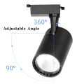LED Track Light Spotlight 12W 20W 30W 40W 220V Black White Flicker Free Bright Lamp Rail LED Track Lighting Ceiling Spot Lights Fixtures for Accent Retail Kitchen Artwork. 