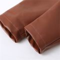 Kid Leather Pants Solid Color Toddler Casual Mid-waist Trousers with Belt Pencil Pants. 