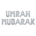 UMRAH MUBARAK FOIL BALLOON SET IN GOLDEN COLOR. 