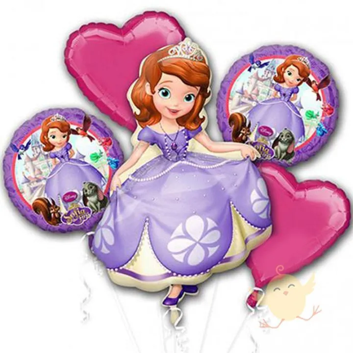 PRINCESS%20SOPHIA%20The%20First%20Cartoon%20Foil%20Balloon%20Set%20-%205%20Pieces%20For%20Birthday%20Party%20BIRTHDAY%20PARTY%20CELEBRATION%20DECORATION%20KIDS%20-%20Image%203