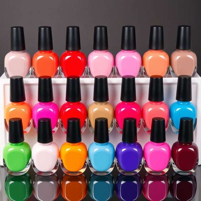 Pack of 24 - Peel Off Nail Paints - Nailpaint-Nail Paint/ Nail Polish, High Quality Peel Off Nail Paints / Peel Off Nail Polish in Multicolor,Pack of 24 Peel Off Nail Polish / Paints Peel Off Nail Polish for Women, Quick Dry and Long Lasting