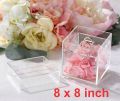 Acrylic Boxes for Gift - Clear Dustproof Protection Showcase. Display box for Toys, Jewelry, Home and wedding. 