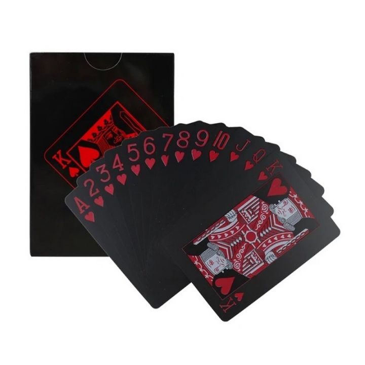 Planet T: PLAYING CARDS (PLASTIC) (BLACK & RED)