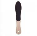 Foot Filer Wood Handle Dual Sided Coarse Wooden Foot Scraper Hard & Dead Skin Callus Remover, Pedicure Foot Scrubber. 