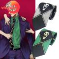 Vist Fox Kira-Yoshikage Adults Tie Simulated JoJos Bizarre Adventure Theme Tie. 