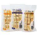 [Spot] Kakiss Taiwan-style rice cake 300g egg yolk biscuit fruit roll children's snack rice crisp brown rice roll. 
