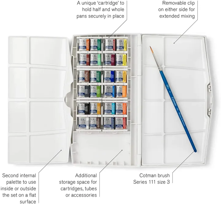 WINSOR&NEWTON%20Cotman%20Watercolours%20Painting%20Plus%2024%20Half%20Pan%20Set%20-%20Image%205