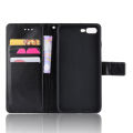 For Apple 7 leather case iPhone 8 Plus flip phone case Apple 7Plus protective case crazy horse pattern flip shockproof magnetic leather card slots wallet Anti-drop  Luxury Soft Side Protection Mobile Phone Case Cover Back. 