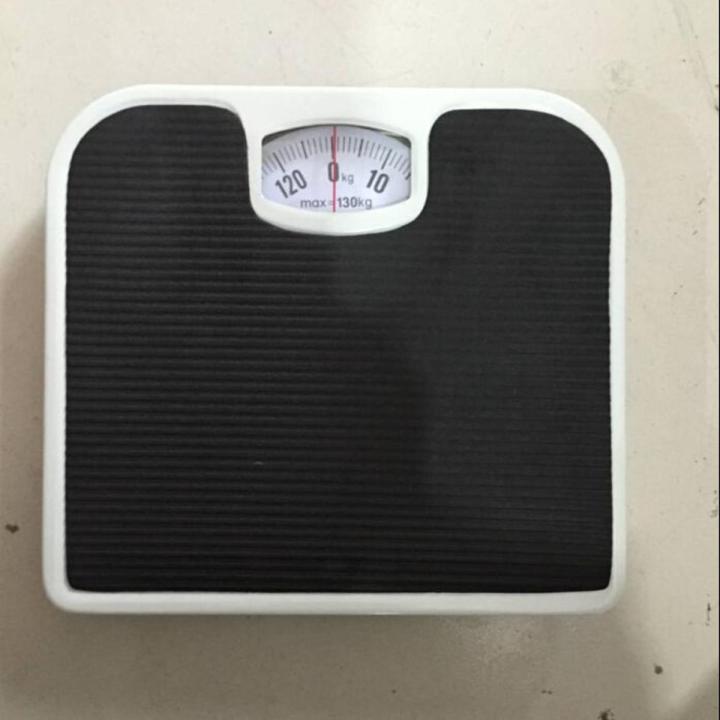 JMS Analog Bathroom Weight Machine For Human Body, Full Iron Body Weighing Black Scale for Men and Women (Multi Color)