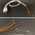 Monitor Analog Five-Core Cable Video Power Cable 5-Core Waterproof Cable BNC Camera Head Light Lamp Board Tail Cable. 