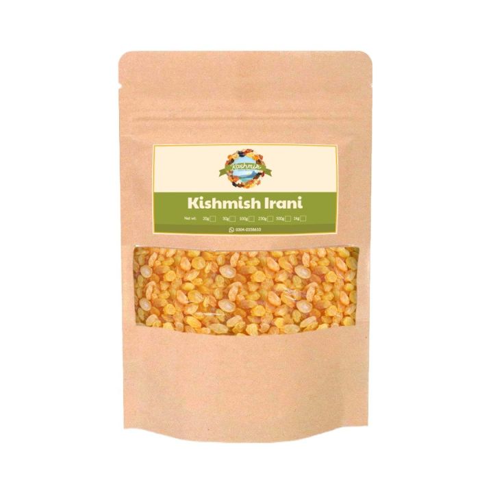 Sundharkhani Irani Kishmish / Irani Mewa - 50gm, 100gm, 250gm, 500gm, 1Kg
