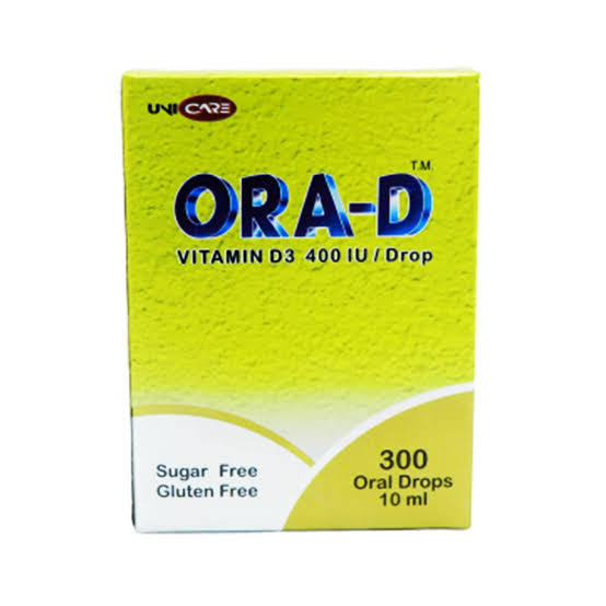 Ora D Drops For Vitamin D For Babies | 10 ml 300 Drops