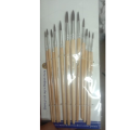 Paint Brushes Professional Quality Flat Tip Round Tip Angular Tip Fan Brushes Best For Artists 12Pcs Round Pointed Tip Paintbrushes. 