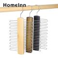 Scarf Han g Rack Wooden Multi-tier Scarf Han g Display Stand Stable Stylish Organizer for Closet Dress More Great Load Bearing Capacity Perfect for Tie Hanger for Closet Door. 