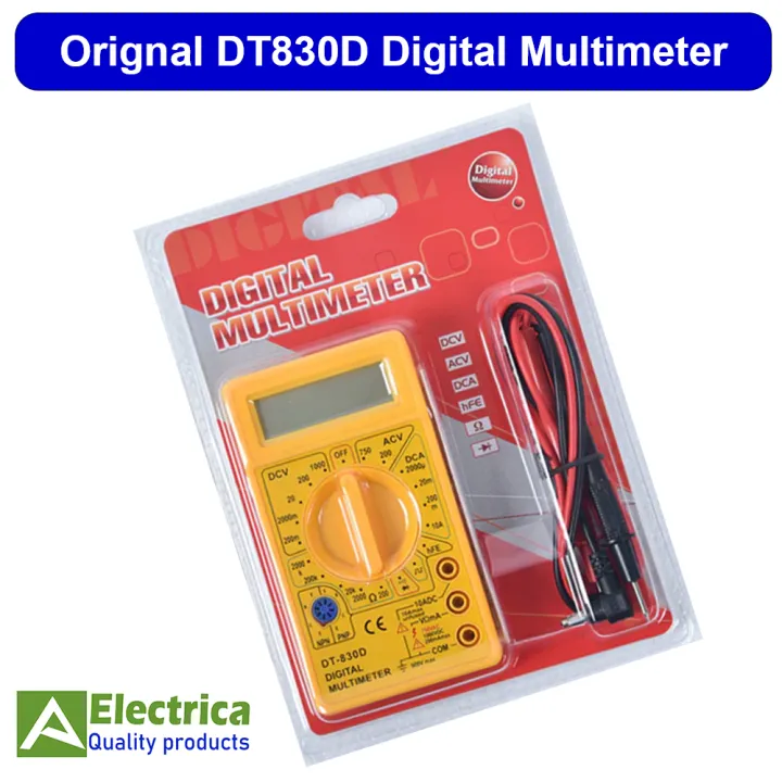 DT830D%20Digital%20Multimeter%20Counts%20AC/DC%20Volt%20Amp%20Ohm%20Diode%20hFE%20Continuity%20Tester%20DT-830D%20Yellow%20(Battery%20and%20Test%20Leads%20Included)%20by%20electria%20-%20Image%204