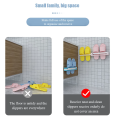 Slipper Rack Hanging Shoe Organizers, 3 in 1 Folding Holder Shoes Hanger, Bathroom Towel Organizer Rack Wall Mounted Slippers Holder - 1Pc. 