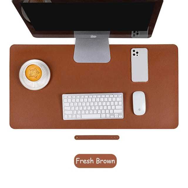 Large Size Office Desk Mat PU Leather Waterproof Mouse Pad Desktop Keyboard Desk Pad Gaming Mousepad PC Accessories