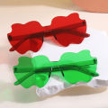 Lenses Jelly Colorful Gradient Fashionable Apple-shaped Sunglasses Glasses. 