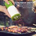 Herbs Grinder Manual, Multifunctional Stainless Steel Chopper for Dhanya, Podina, Coriander, and Mint Leaves - High-Quality Hand Crusher for All Herbs. 
