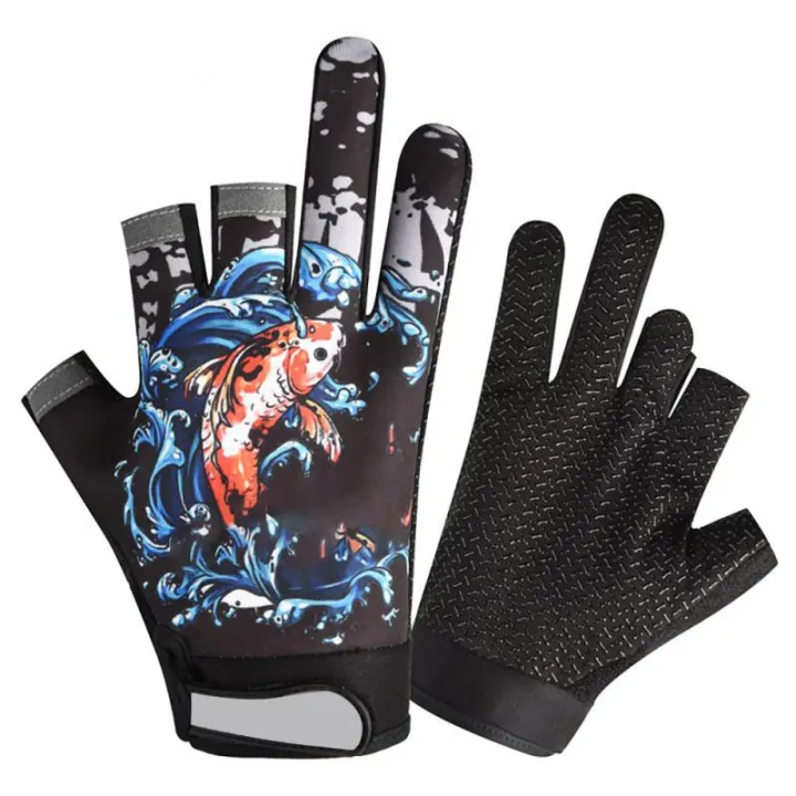 %5BHOT%5D%20Fishing%20Men's%20Gloves%20Women%20Waterproof%20Three%20Finger%20Cut%20Anti-Slip%20Angling%20Cycling%20Fishing%20Lures%20Barb%20Protection%20Catch%20Fish%20Gloves%20-%20Image%205
