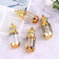 Golden Electroplated Fancy Bottle | 6ml. ( 1 Piece ). 