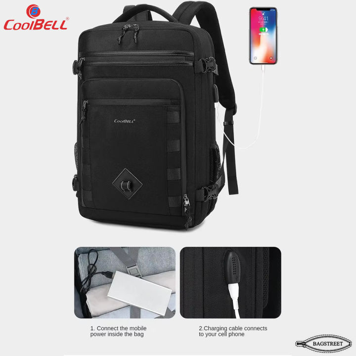 Coolbell%2017.3%20Laptop%20Backpack%20Daily%20Business%20Travel%2037L%20Expandable%20Backpack%20Men%20Large%20Capacity%2017/17.3%20Inch%20Laptop%20Backpack%20180%C2%B0%20Open%20With%20USB%20Port%20CB-8265%20-%20Image%207