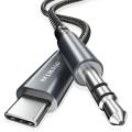 Nimaso USB C Jack Aux Cable Car Mobile Phone, USB C to 3.5 mm Jack Cable. 