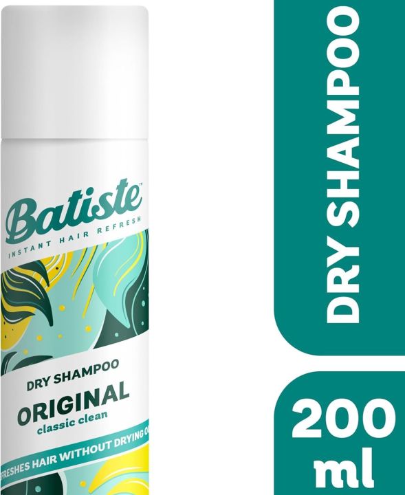 Batiste%20Dry%20Shampoo%20Original%20200ml,%20Fresh%20&%20Clean%20Fragrance,%20No%20Rinse%20Spray%20to%20Refresh%20Hair%20in%20Between%20Washes%20-%20Image%202