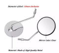 Fancy Side Mirrors For Motorcycle( 70 ,125 ,Pridor ,YBR and Suzuki) Side Mirror For Bikes Chrome Mirror For Bikes Special Side Mirror For Bike Back View Mirror Fancy Mirror For Bike Bikes Modification Parts Chrome Mirror For BIkes. 